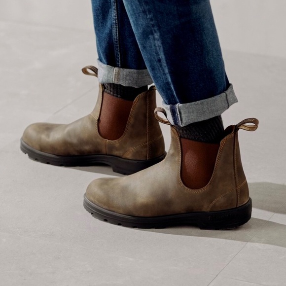 Blundstone Shoes Blundstone Classic 585 Rustic Brown Chelsea Boot